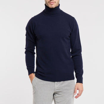 Maglia collo alto in misto cashmere - 8