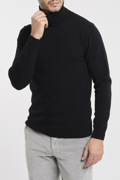 Maglia collo alto in misto cashmere