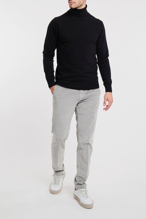 Maglia collo alto in misto cashmere - 2