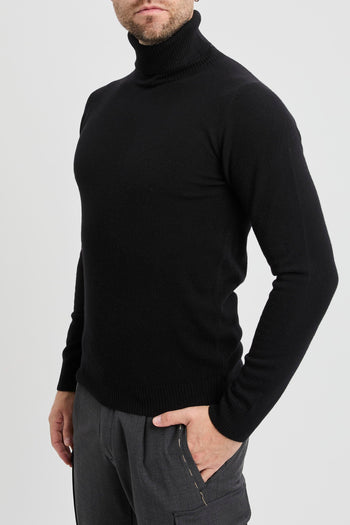 Maglia collo alto in misto cashmere - 2
