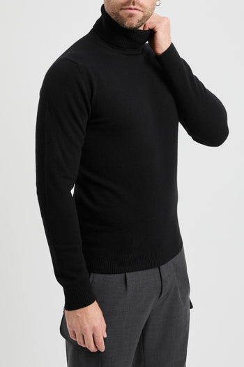 Maglia collo alto in misto cashmere - 3