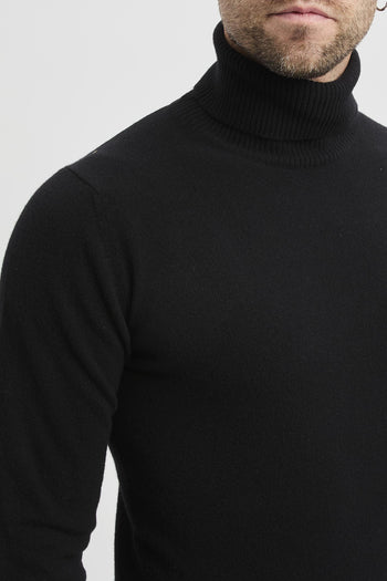 Maglia collo alto in misto cashmere - 4