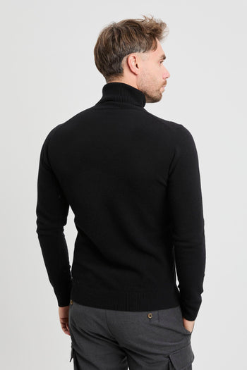 Maglia collo alto in misto cashmere - 5