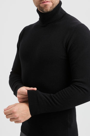 Maglia collo alto in misto cashmere - 6