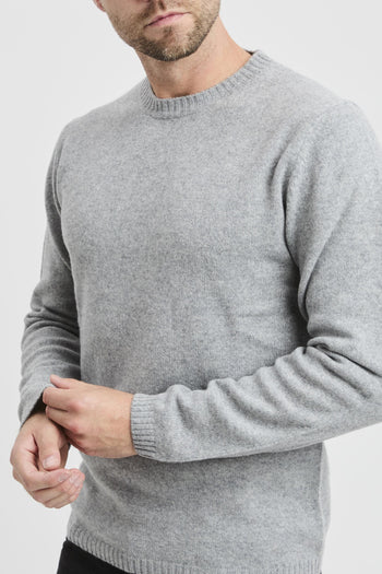 Maglia girocollo in lana merino - 4