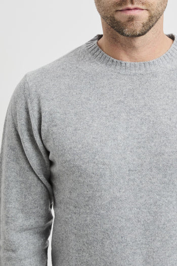 Maglia girocollo in lana merino - 5