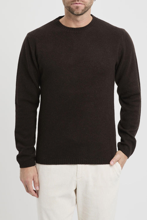 Maglia girocollo in lana merino