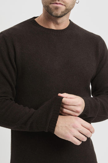 Maglia girocollo in lana merino - 6