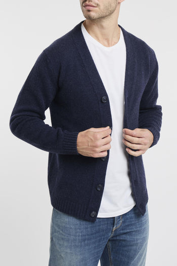 Cardigan con bottoni in lana merino extrafine - 3