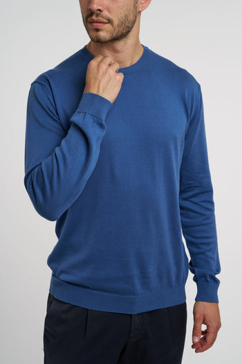 Maglia girocollo a manica lunga in cotone - 3