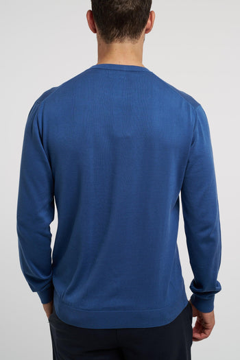 Maglia girocollo a manica lunga in cotone - 4