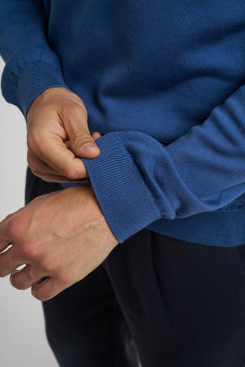 Maglia girocollo a manica lunga in cotone - 5