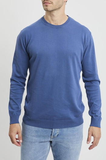 Maglia girocollo a manica lunga in cotone - 2