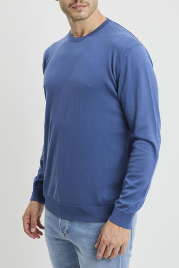 Maglia girocollo a manica lunga in cotone - 3