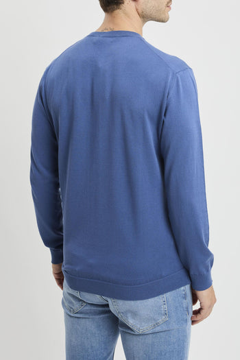 Maglia girocollo a manica lunga in cotone - 4