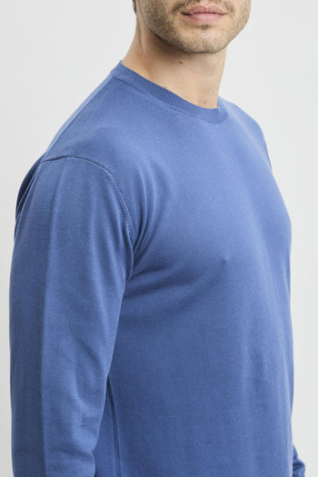 Maglia girocollo a manica lunga in cotone - 5