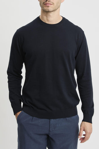 Maglia girocollo a manica lunga in cotone - 7