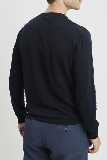 Maglia girocollo a manica lunga in cotone - 4
