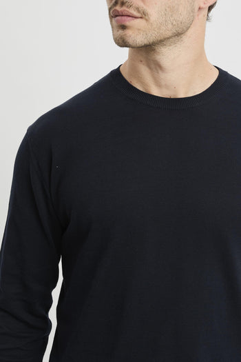 Maglia girocollo a manica lunga in cotone - 5