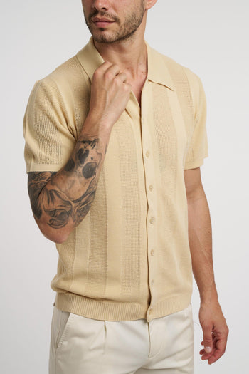 Polo/camicia in cotone punto maglia - 3