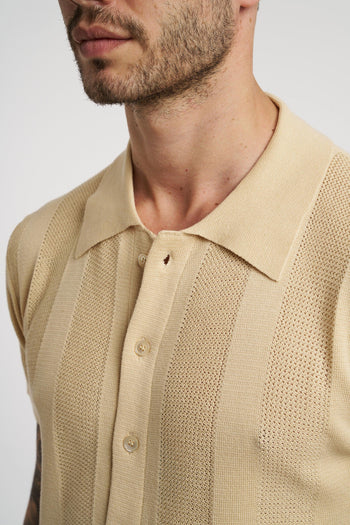 Polo/camicia in cotone punto maglia - 5