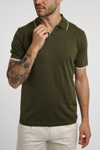 Polo con scollo a V - 2