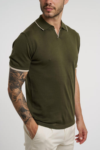 Polo con scollo a V - 3