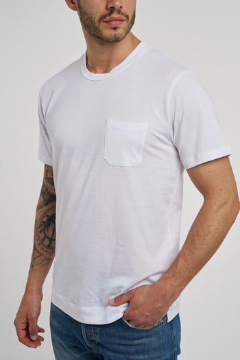 T-shirt girocollo con taschino - 2