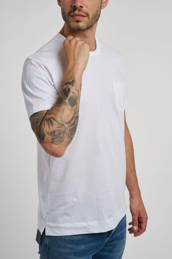 T-shirt girocollo con taschino - 3