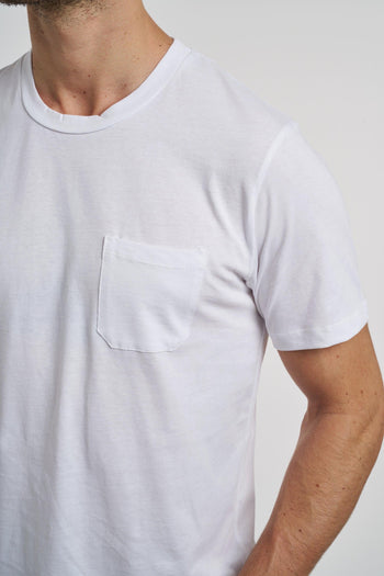 T-shirt girocollo con taschino - 5