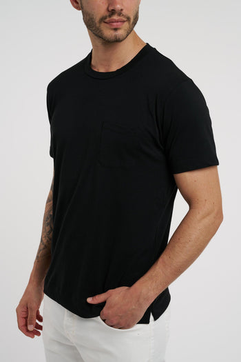 T-shirt girocollo con taschino - 2