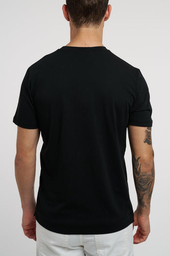 T-shirt girocollo con taschino - 4