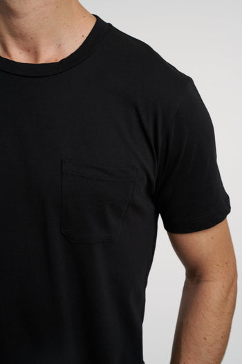 T-shirt girocollo con taschino - 5