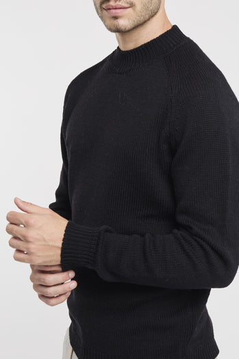 Maglia a girocollo in lana merinos - 5