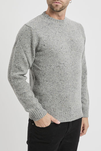 Maglia girocollo in lana rasata - 2