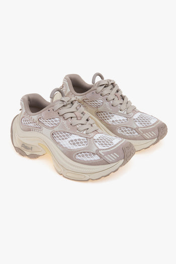 Sneaker Dragon in ecopelle e tessuto con suola chunky - 2