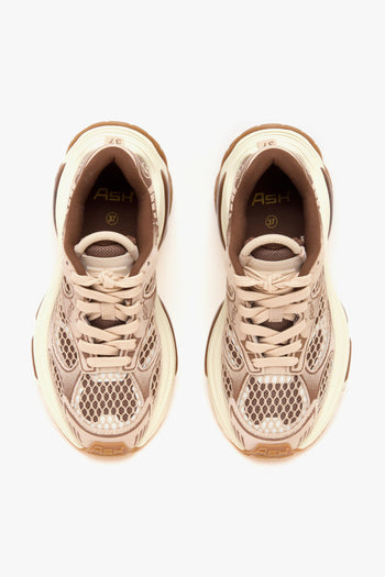 Sneaker Dragon in pelle e tessuto retinato - 5