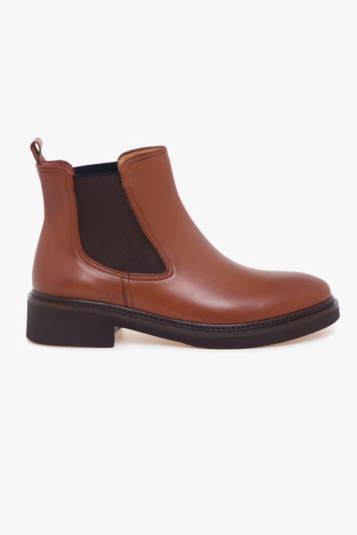 Chelsea boot in pelle con suola in gomma extra light
