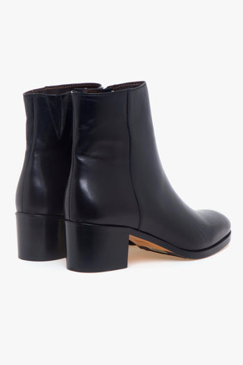 Tronchetto in pelle con tacco 45 mm - 3