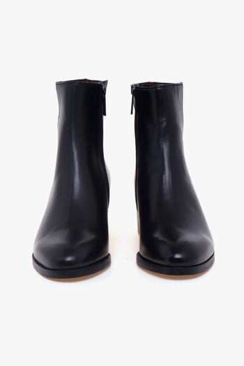 Tronchetto in pelle con tacco 45 mm - 5