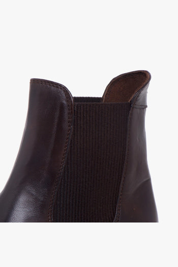 Tronchetto chelsea in pelle con tacco 45 mm - 4