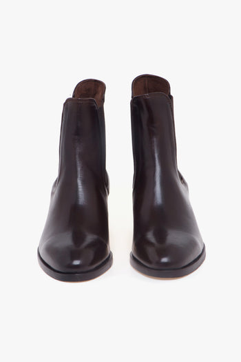 Tronchetto chelsea in pelle con tacco 45 mm - 5