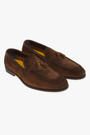 Mocassino tassel in camoscio con suola in gomma - 2