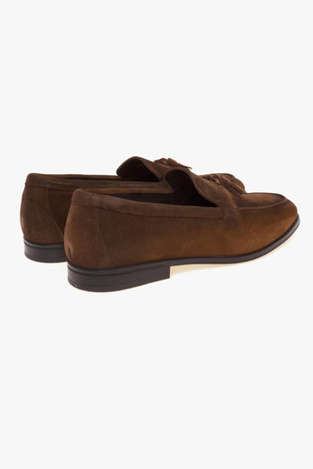 Mocassino tassel in camoscio con suola in gomma - 3