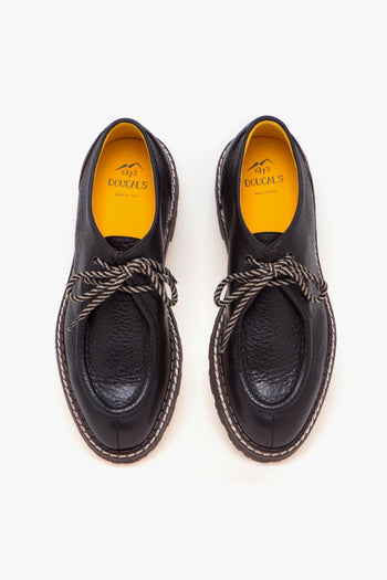 Stringata norvegese Belvedere in pelle di cervo con suola Vibram - 5