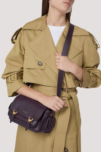 Tracolla Campus Small in pelle - 5