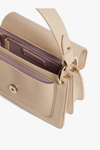 Borsa a mano C-Me in pelle martellata con tracolla - 3