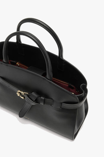 Borsa a mano Sabine Medium in pelle con tracolla NOIR - 2