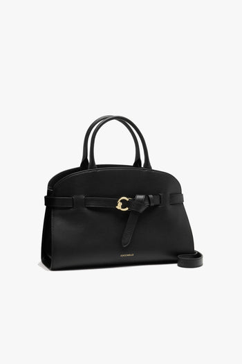 Borsa a mano Sabine Medium in pelle con tracolla NOIR - 3