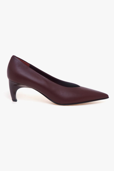 Decolletè in vitello con tacco a virgola di 50 mm